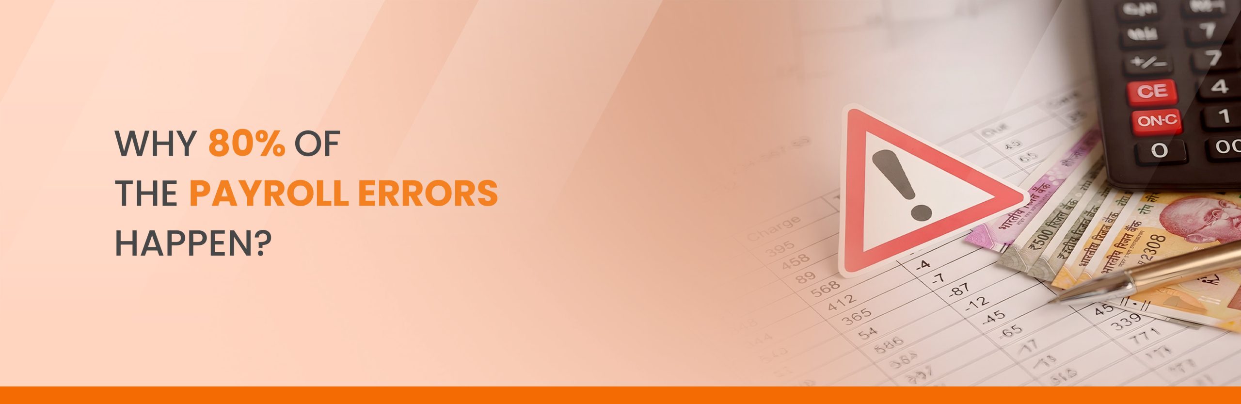 Why 80% of payroll errors happen?